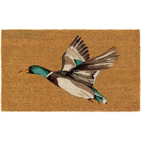 Printed Coir Doormats 45x75 cm - Duck - Doormat