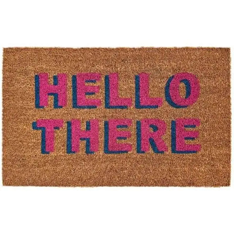 Printed Coir Doormats 45x75 cm - Hello There - Doormat