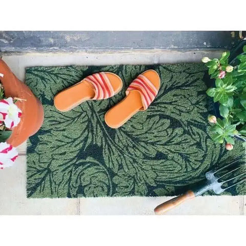 Printed Coir Doormats Floral 45X75 cm - Doormat