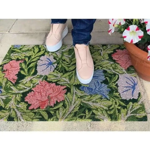 Printed Coir Doormats Floral 45X75 cm - Doormat