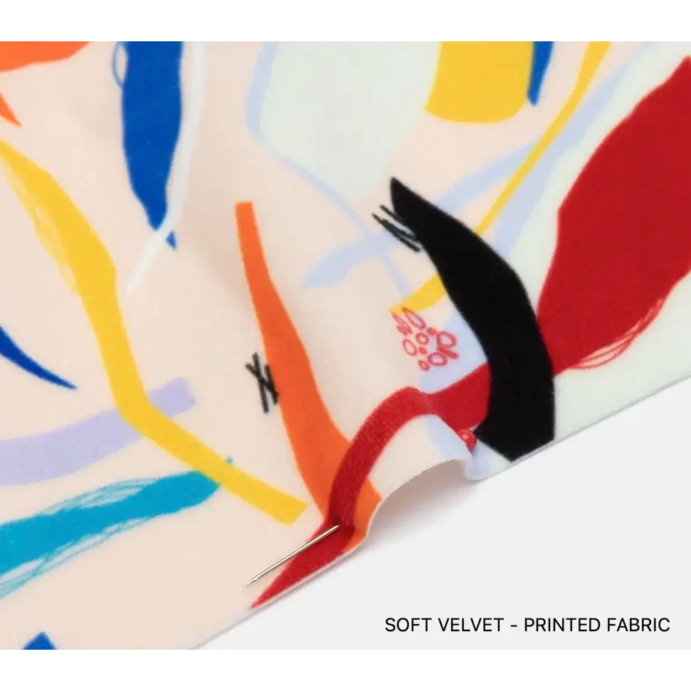 Printed Fabric & Faux Leather - Printed fabric