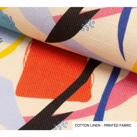 Printed Fabric & Faux Leather - Printed fabric