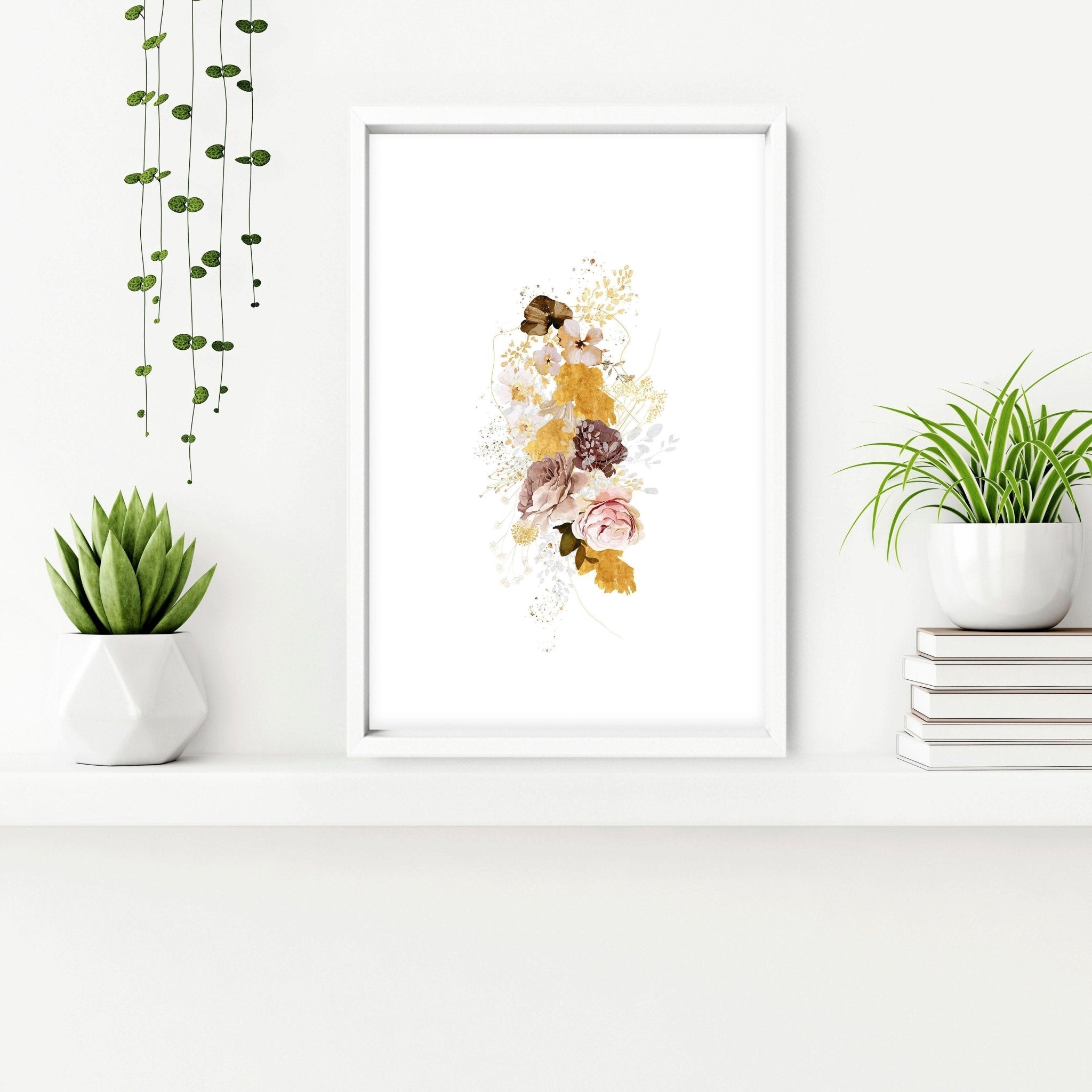 Prints for bathroom wall  | set of 3 Shabby Chic wall art