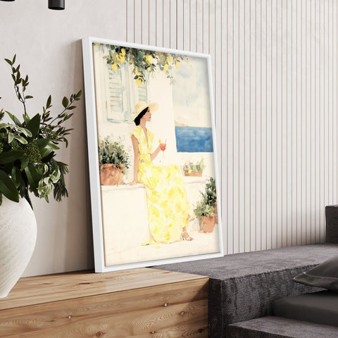 Prints of Lemons | Set of 3 Italian Lifestyle Wall art Prints