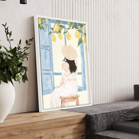 Prints of Lemons | Set of 3 Italian Lifestyle Wall art Prints