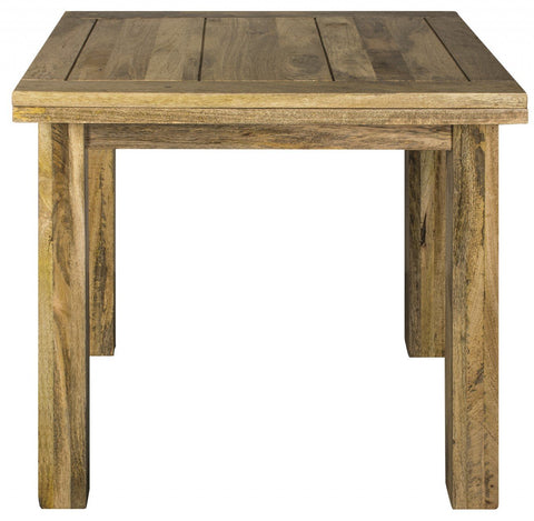 Granary Butterfly Dining Table | Distressed Oak Solid Mango Wood