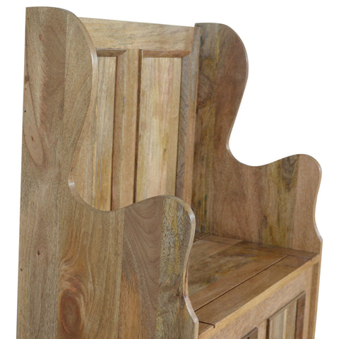 Small Monks Storage Bench | Hidden Storage