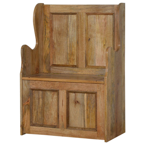 Small Monks Storage Bench | Hidden Storage