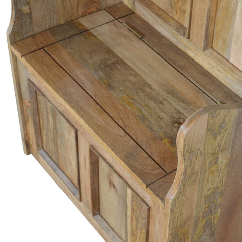 Small Monks Storage Bench | Hidden Storage