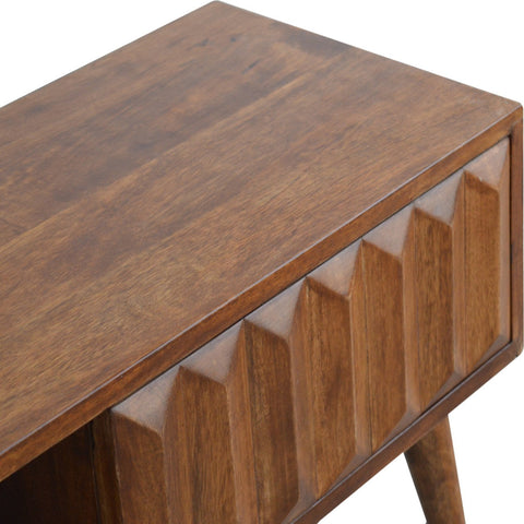 Chestnut Prism Sliding Chest of Drawers