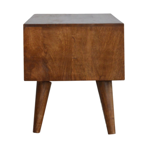 Chestnut Prism Sliding Chest of Drawers