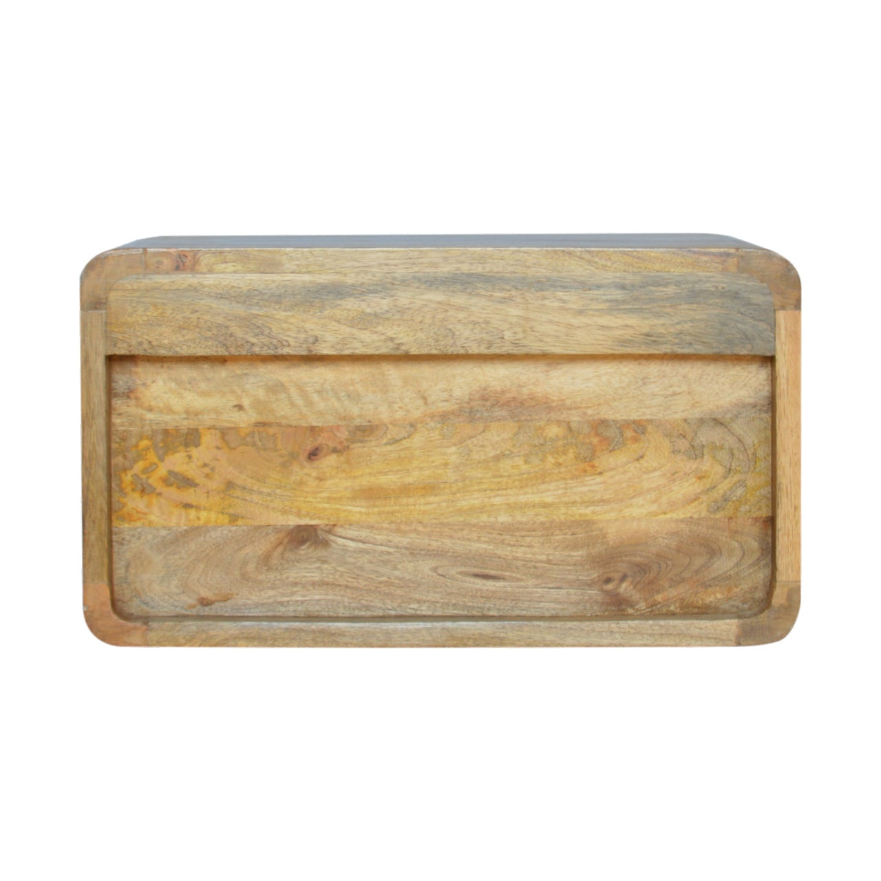 Oak-ish 2-Drawer Floating Bedside Table | Wall-Mounted