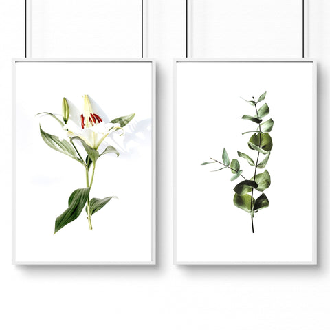 Professional office decor ideas | set of 2 wall art prints