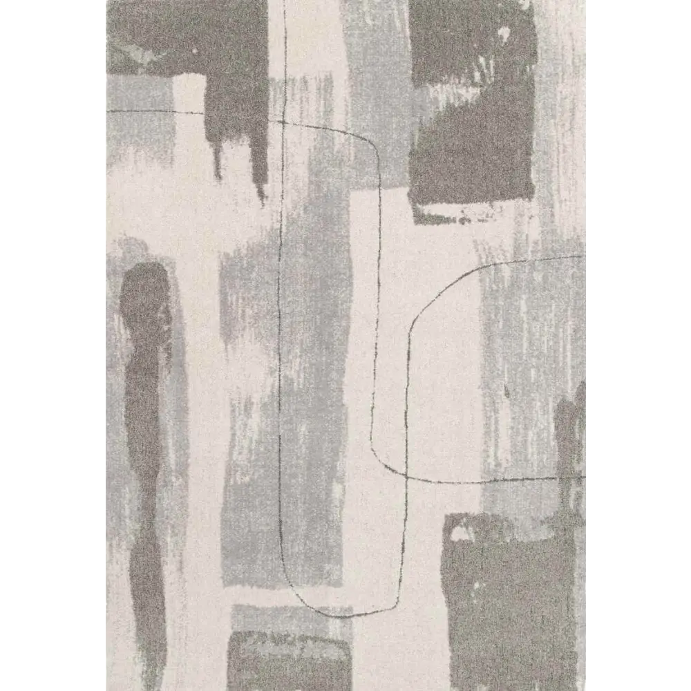 Pure Cream Rug – Soft 3D Texture Abstract Design - 120X170 cm / Pure Abstract - Rugs