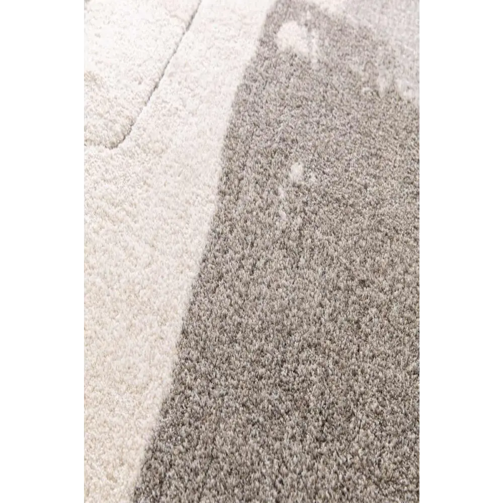 Pure Cream Rug – Soft 3D Texture Abstract Design - Rugs