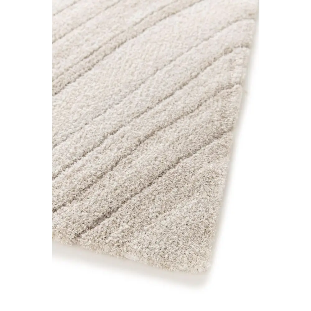 Pure Cream Rug – Soft 3D Texture Abstract Design - Rugs
