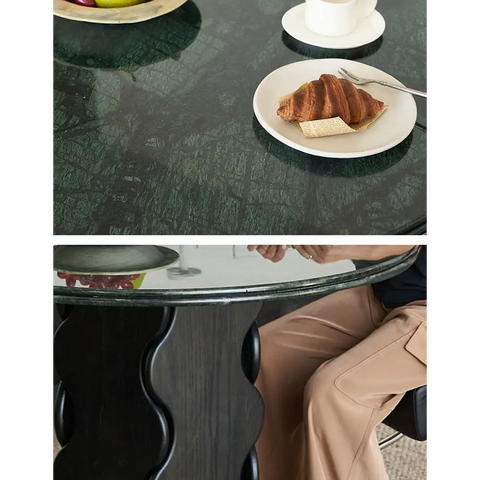 Quintero Dining Table Round Marble Or Travertine