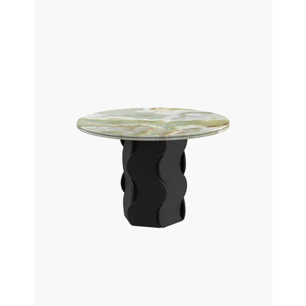 Quintero Dining Table Round Marble Or Travertine