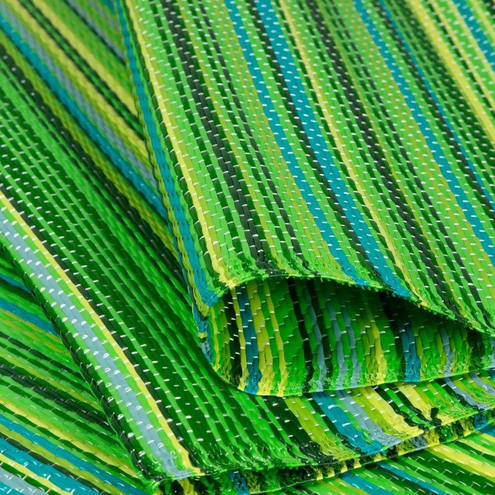 Rainbow Outdoor Rug Green | 1020 - Rugs