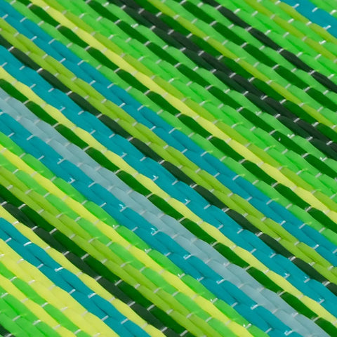 Rainbow Outdoor Rug Green | 1020 - Rugs