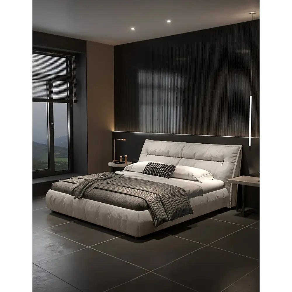 Raj King Size Super King Size Sofa With Storage Black - bed