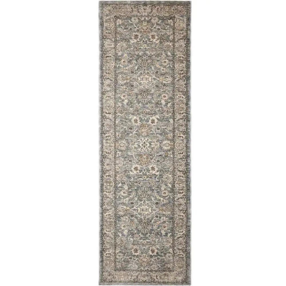 Raja Traditional Rug – Grey Vintage Elegance - 68X235 cm - Rugs