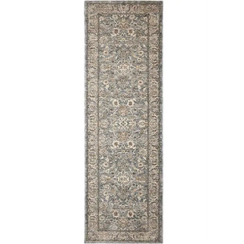 Raja Traditional Rug – Grey Vintage Elegance - 68X235 cm - Rugs