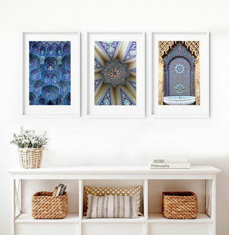 Ramadan decoration ideas | Set of 3 wall art prints