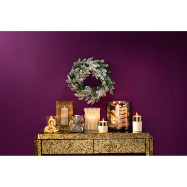Rambia Large Iridescent Glass Candle Holder