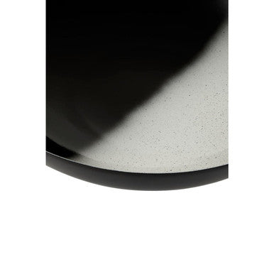 Black and white speckled ceramic ombre bowl ramus white ombre bowl with a glossy finish perfect for serving
