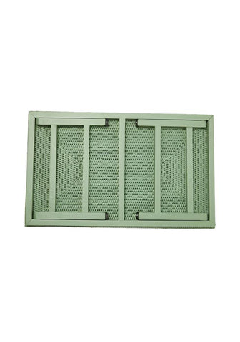 Rattan Breakfast Tray - Green
