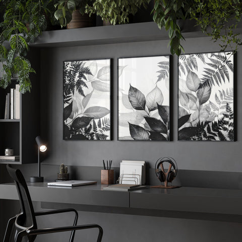 Reception Decoration | Set of 3 Botanical Wall art Prints