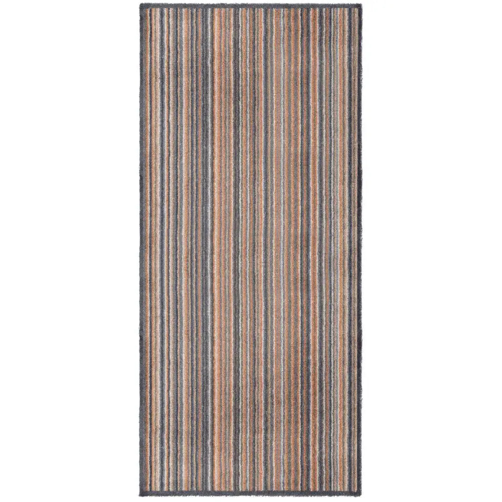 Recycled Washable 67x150 cm Mats | 125 - Stripe Beige - Doormat