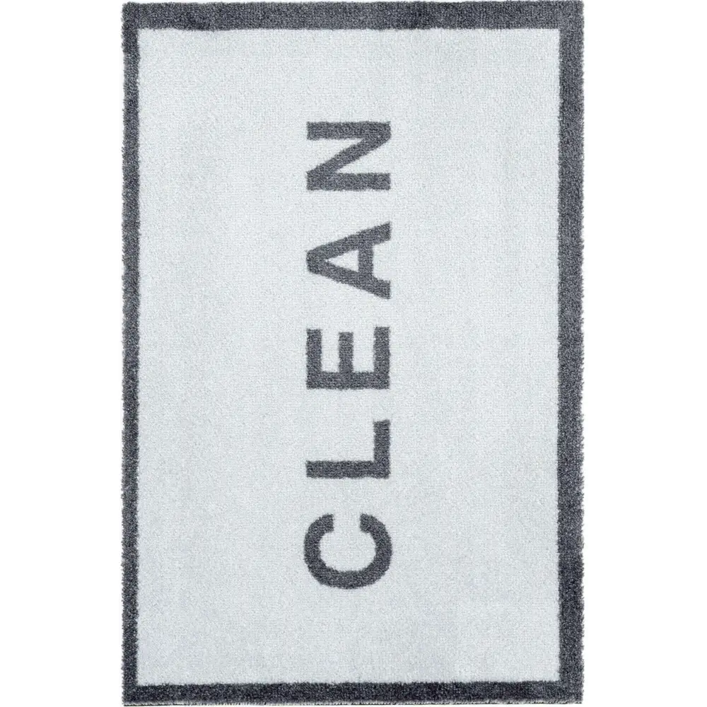 Recycled Washable Bathroom Mats | 129 - Clean Grey / 50X75 cm - Doormat