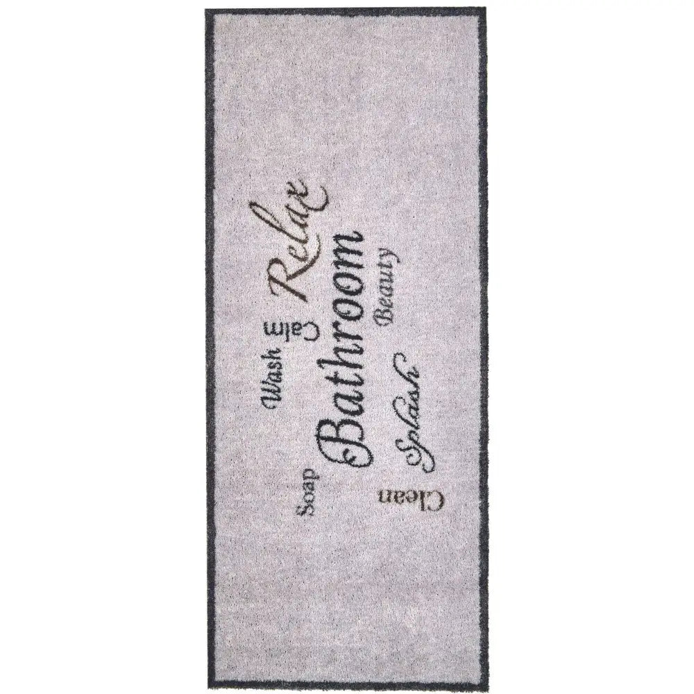 Recycled Washable Bathroom Mats | 129 - Bathroom Relax / 50X120 cm - Doormat