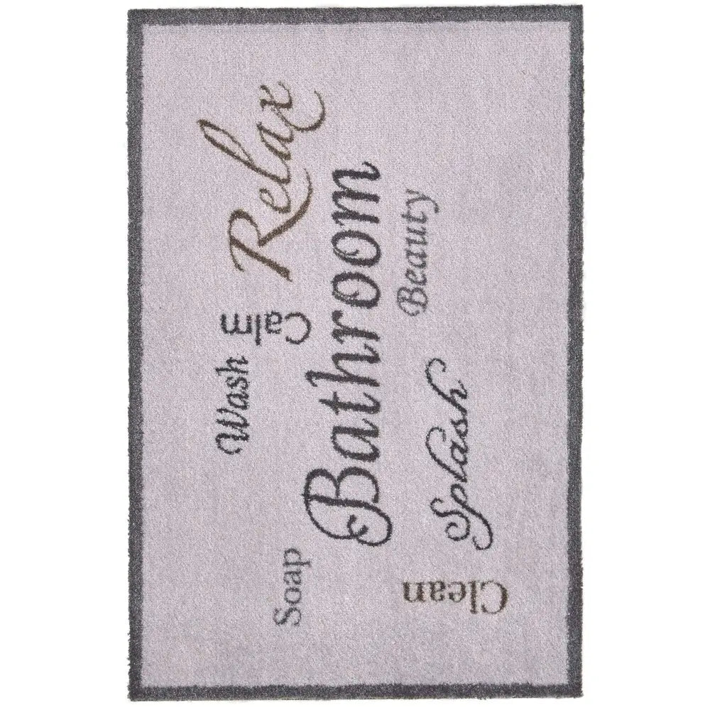 Recycled Washable Bathroom Mats | 129 - Bathroom Relax / 50X75 cm - Doormat
