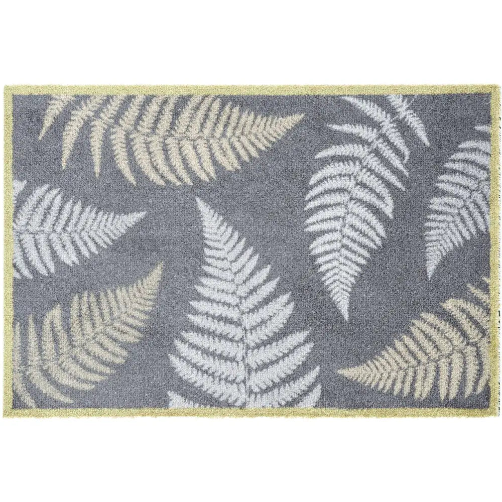 Recycled Washable Small 50x75 cm Mats | 128 - Botanical Leaves - Doormat