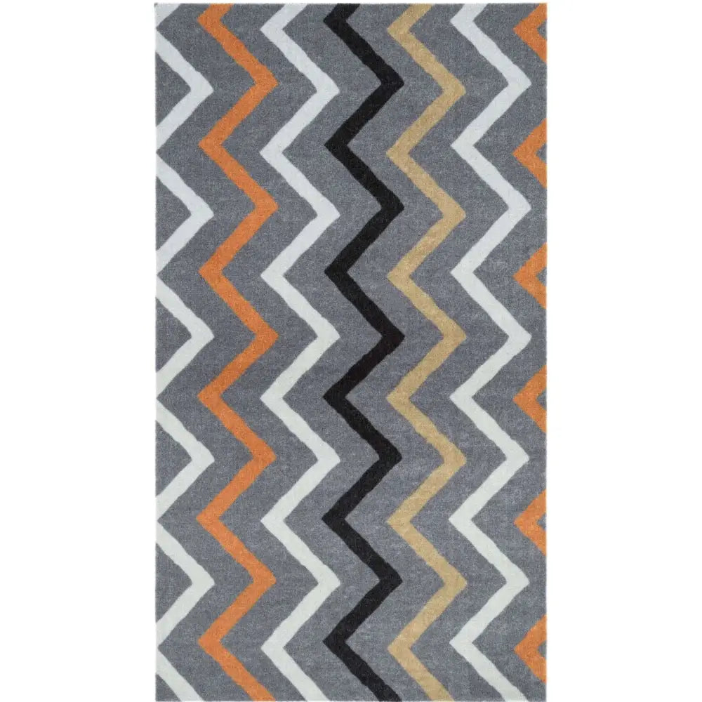 Recycled Washable Small Medium Mats | 130-2 - Chevron / 67X120 cm - Doormat