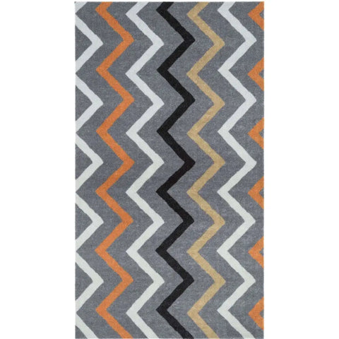 Recycled Washable Small Medium Mats | 130-2 - Chevron / 67X120 cm - Doormat