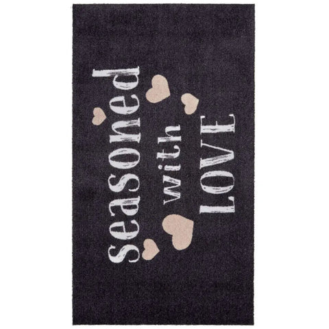 Recycled Washable Small Medium Mats | 130-2 - Seasoned With Love / 67X120 cm - Doormat