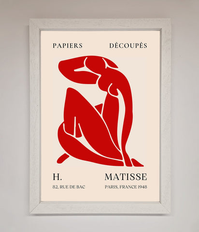 Red Matisse Man Framed Print