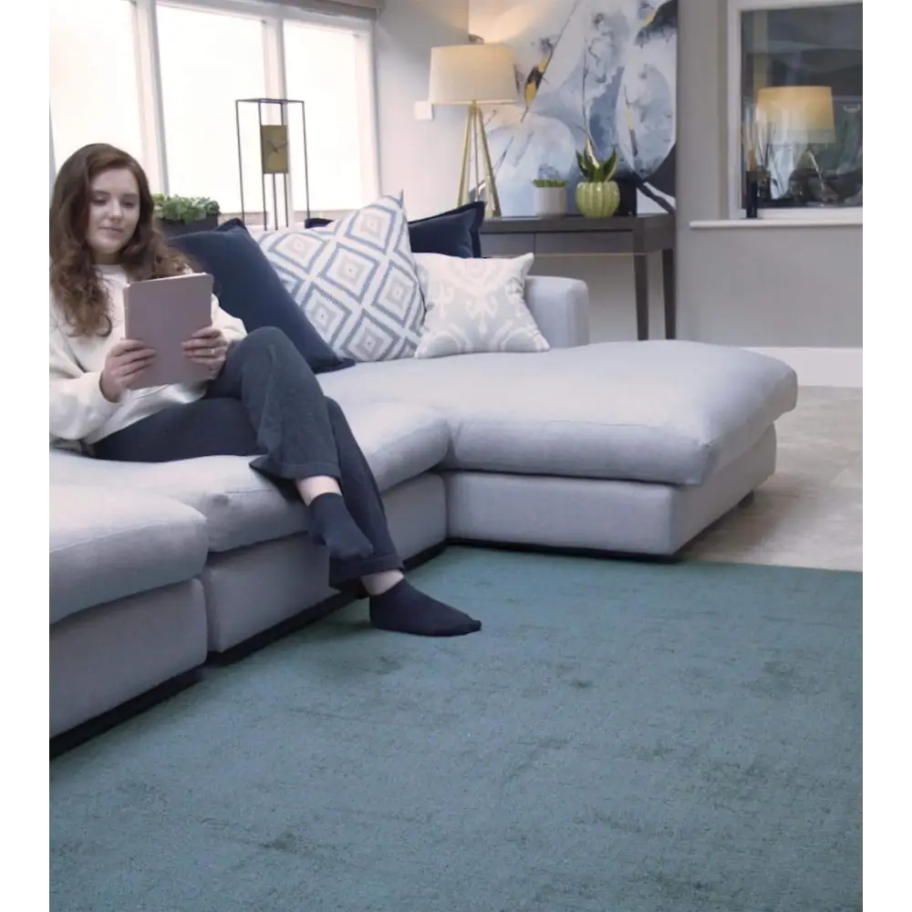 Reef Dark Teal Eco-Friendly Rug - Rugs