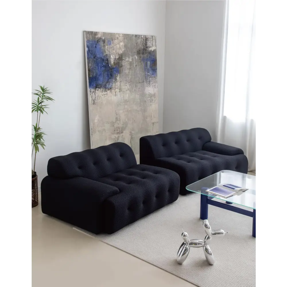 Reese Two Seater Sofa Three Seater Sofa Four Seater Sofa 3D Knitted Fabric - sofa