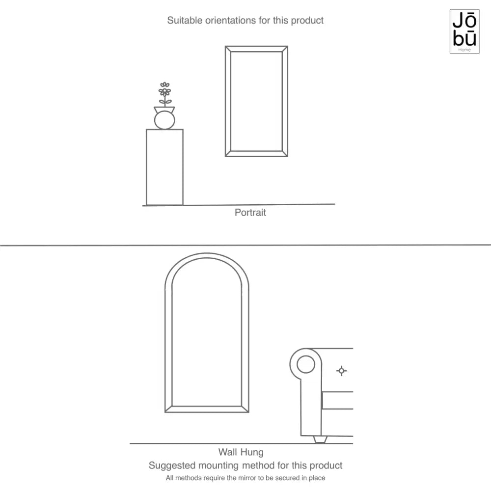 Rei - Large Round Gold Metal Circle Mirror - 90cm x 90cm - Mirror