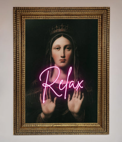 Relax Mate Framed Wall Art