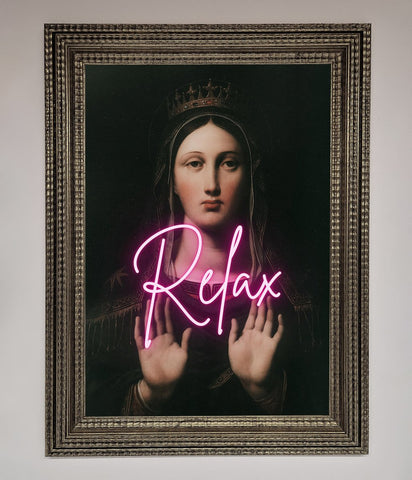 Relax Mate Framed Wall Art