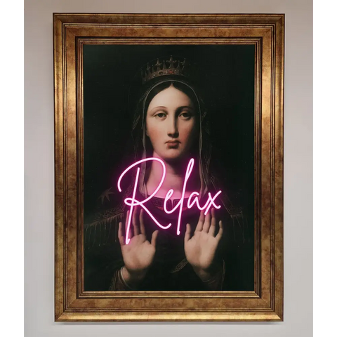 Relax Mate Framed Wall Art - B0 (100 x 141 cm) / Bronze - Framed Print