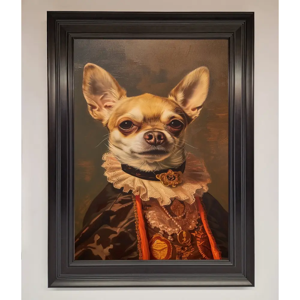 Renaissance Chiuhua Framed Print - A1 (59.4 x 84.1 cm) / Matt Black - Framed Print