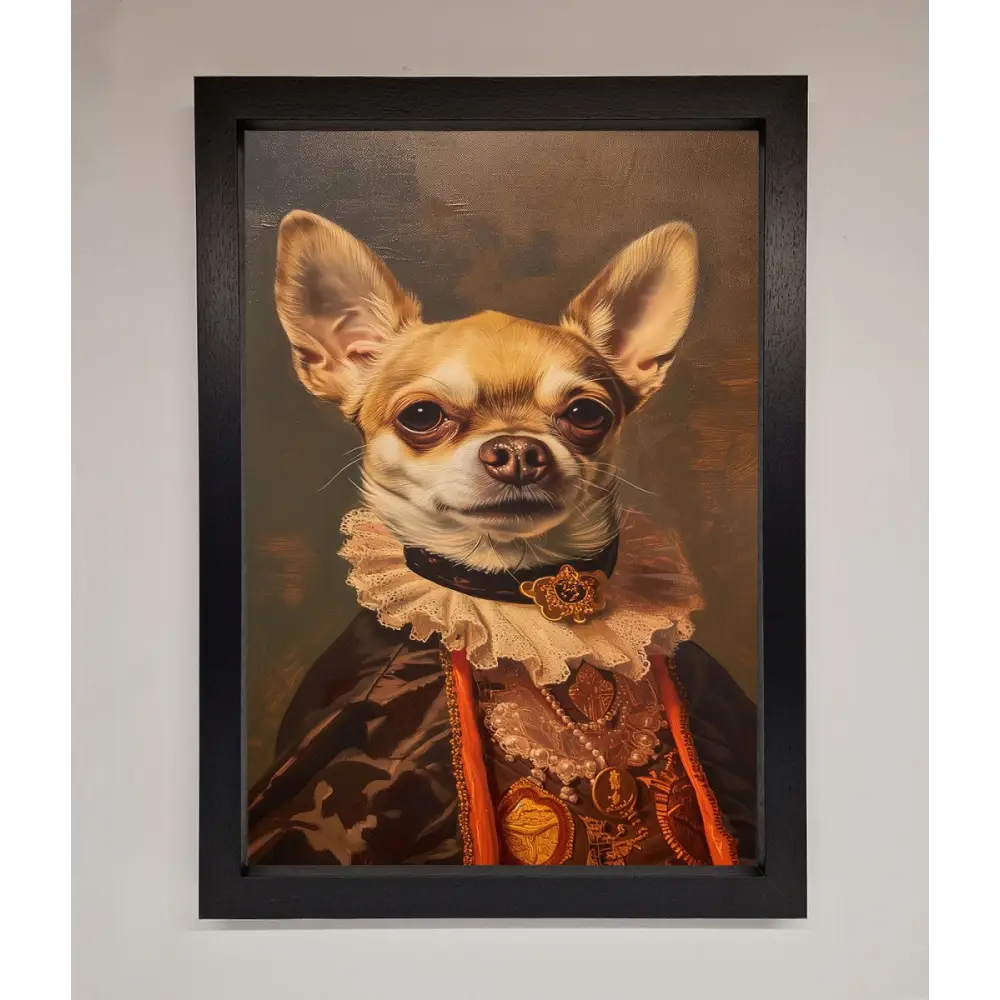 Renaissance Chiuhua Framed Print - A3 (29.7 x 42 cm) / Black - Framed Print