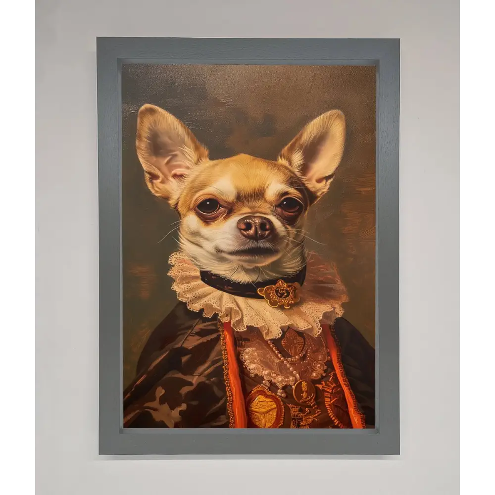 Renaissance Chiuhua Framed Print - A3 (29.7 x 42 cm) / Dark Grey - Framed Print